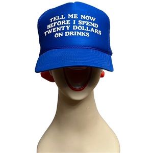 Vintage Nissin Snap Back Hat Tacky Saying